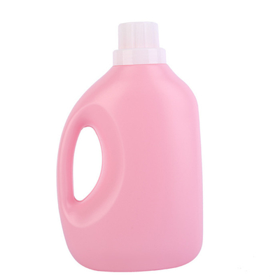 คอนเทนเนอร์ผงซักฟอกซักผ้าสีชมพู HDPE ขวดน้ำเปล่า 5L