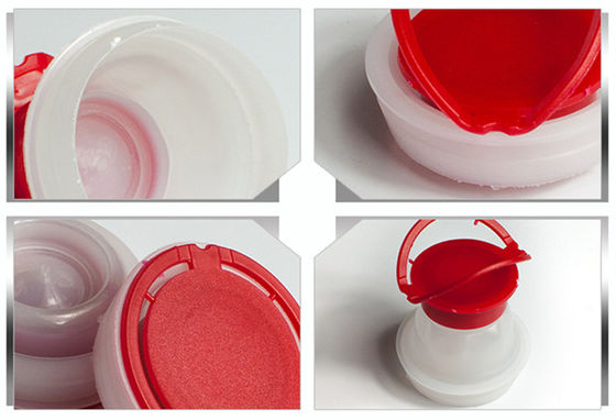 ฝาขวดพลาสติกกันขโมยดึงฝาพลาสติกปิดสำหรับขวดดีบุกสี